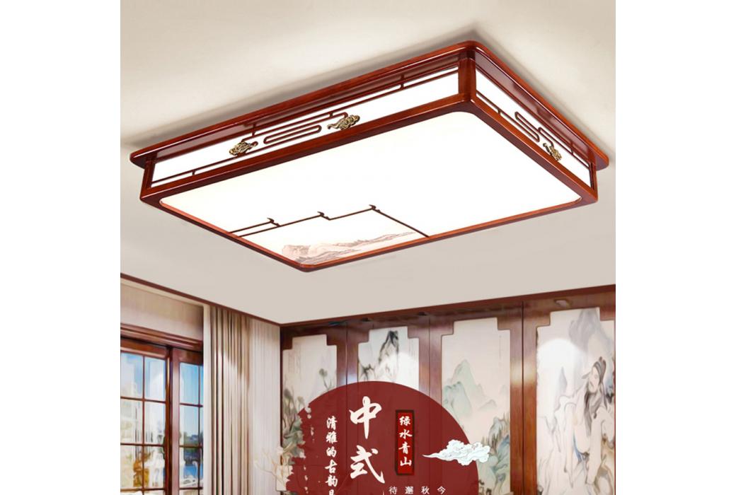 檀颂中式（水冬瓜木+亚克力）吸顶灯Q-8830 45/55/95/120