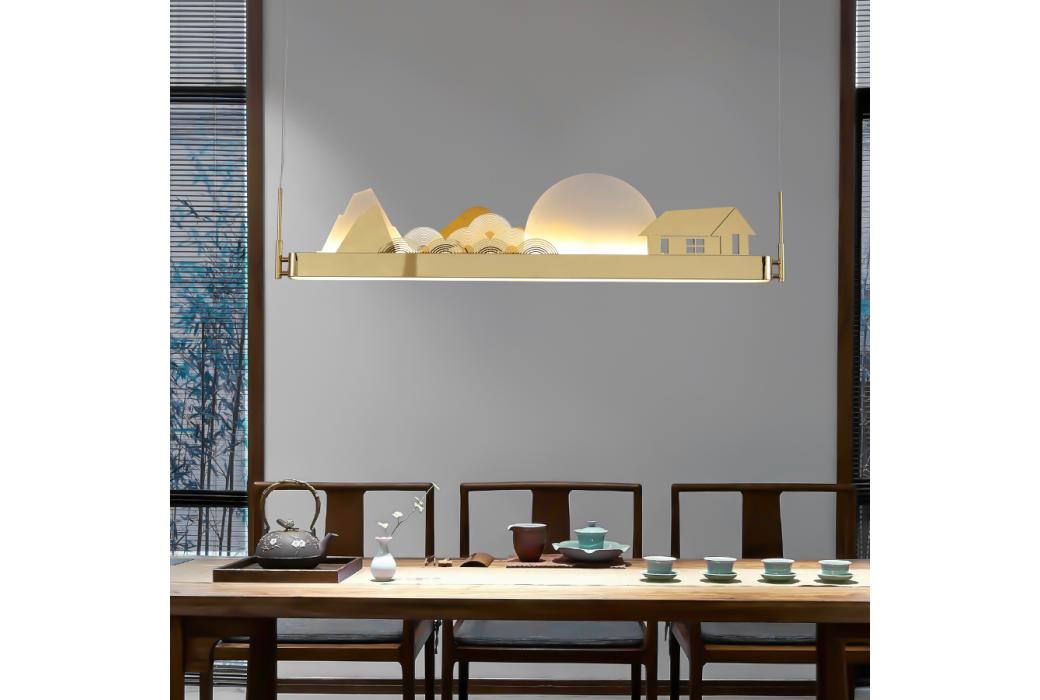 奢东方 新中式 不锈钢+亚克力 吊灯 G-CDS-2339