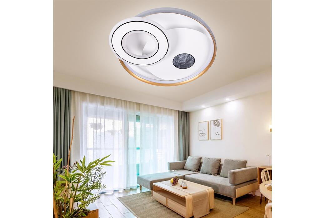 小光浦 现代简约(五金+亚克力+硅胶)吸顶灯3V-B7011